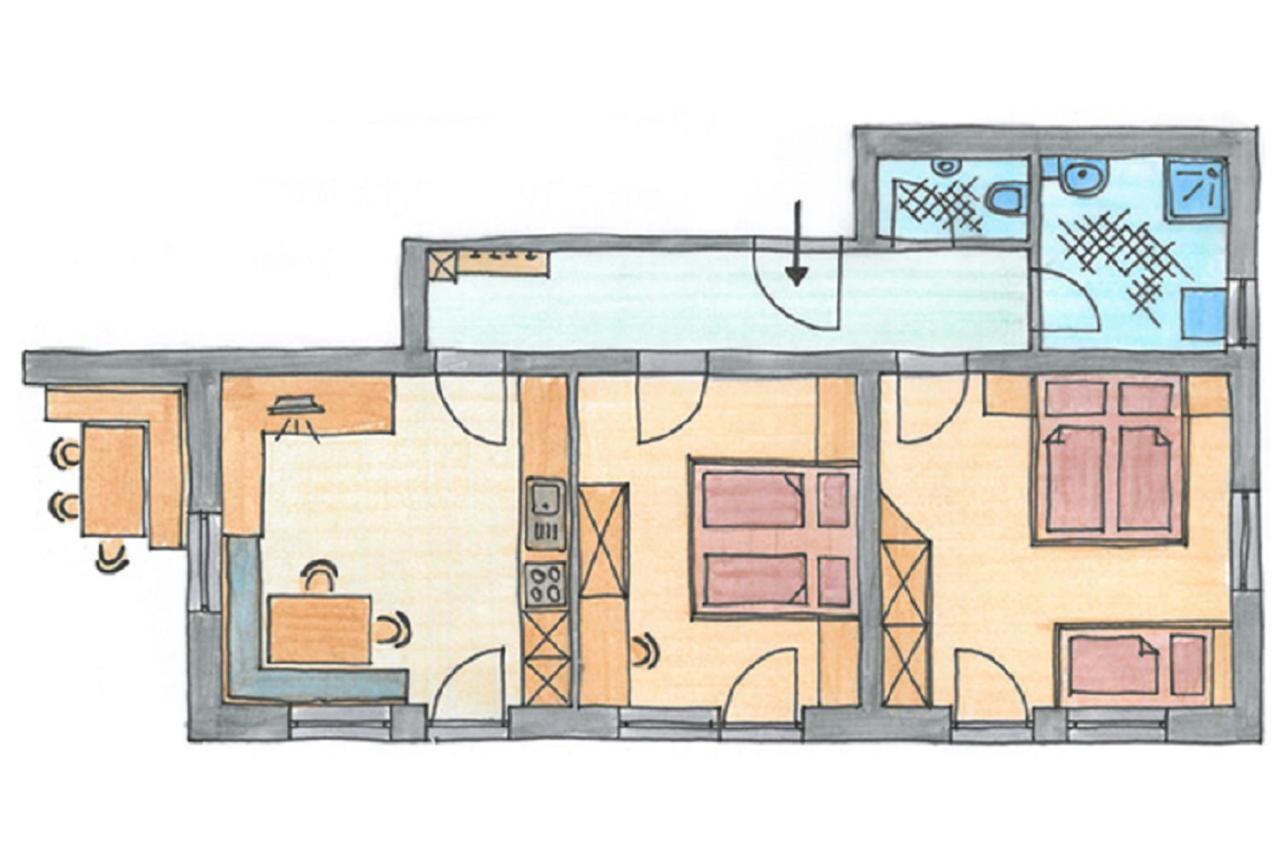 Haus Ausblick Lägenhet Tux Exteriör bild